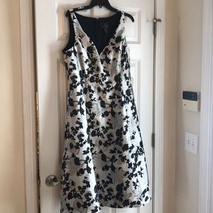 Adrianna Papell tea length evening dress